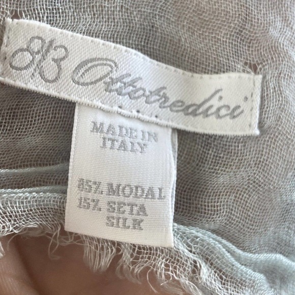 813 Ottotredici Scarf Balloon‎ Print Rectangle Modal Silk Blend Multicolor - Picture 5 of 10